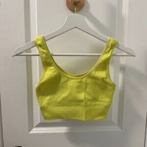 Aerie Bright Yellow Sports Top Size M, great condition!